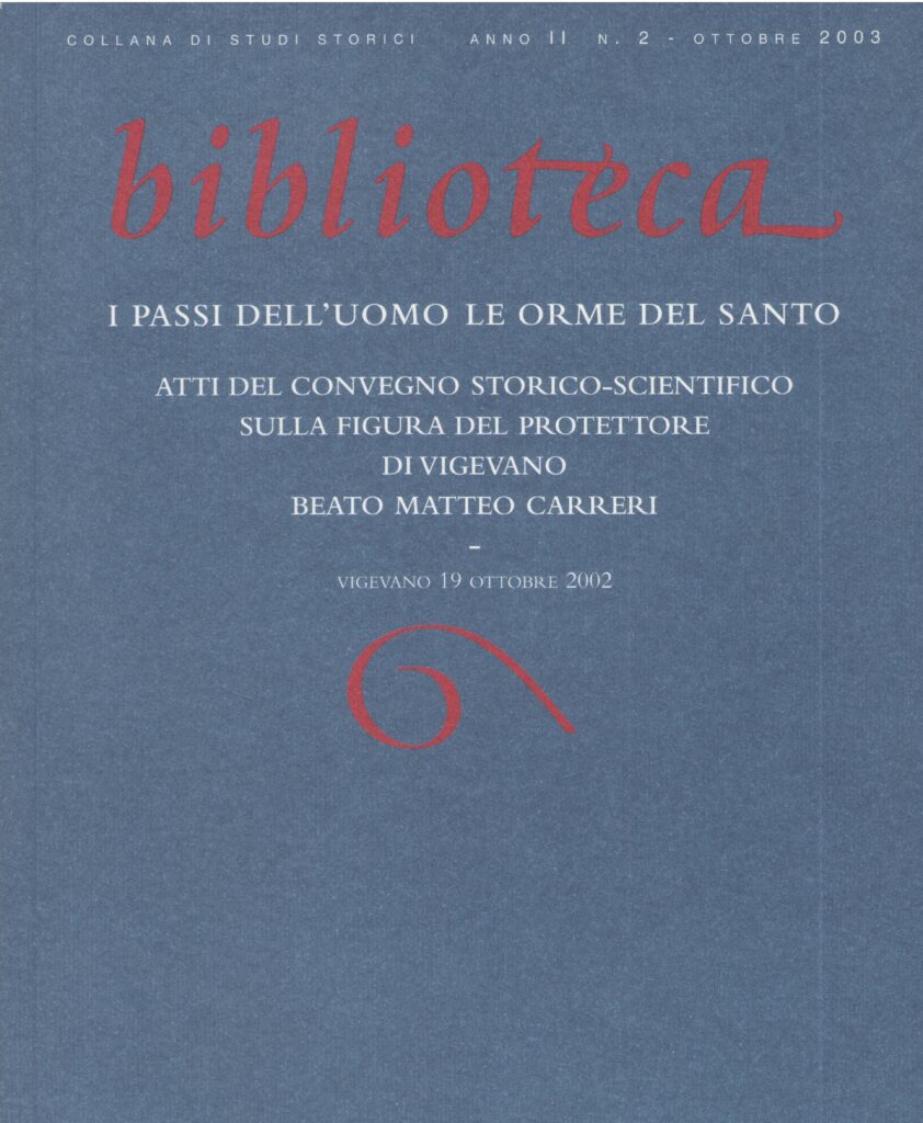 I passi dell’uomo le orme del santo